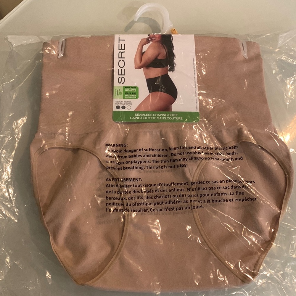 Secret shaping brief - 2 pack - size M - nude
